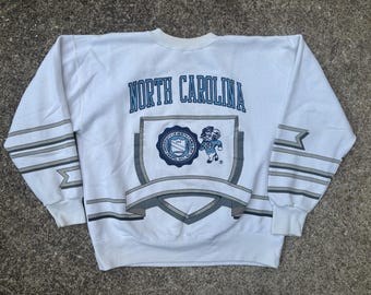 Vintage 90s University of North Carolina Tarheels Sweatshirt by Wolf