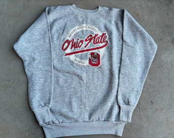 Vintage 80s Ohio State University Buckeyes Sweatshirt Size XL by