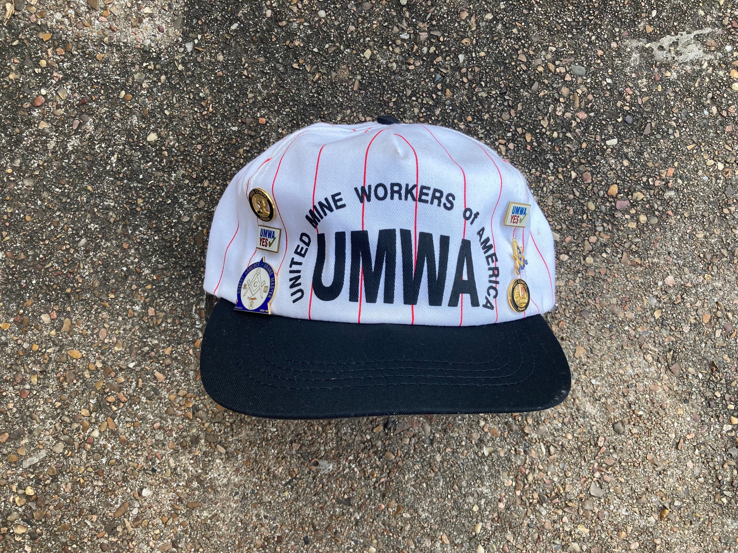 Vintage 90s Umwa Snapback Hat By Union Made Etsy Finland