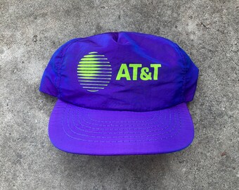 Vintage 90’s AT&T Neon Snapback Hat