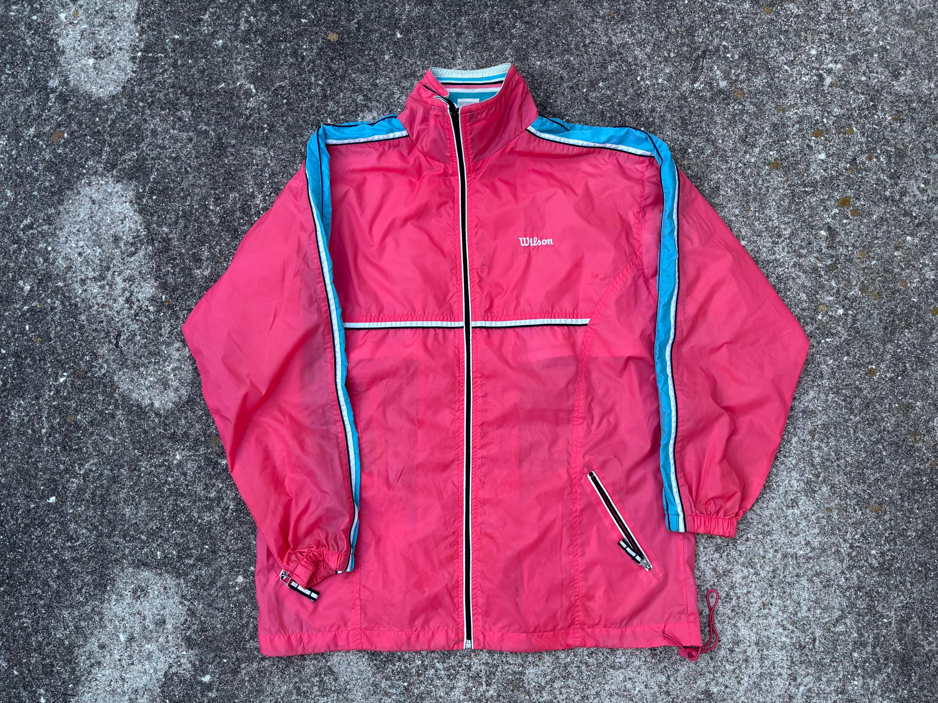 Vintage 90s Wilson Advantage Windbreaker Jacket Size M - Etsy
