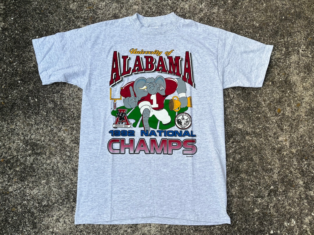 Alabama Crimson Tide Vintage Alabama Shirt Vintage 1992 University