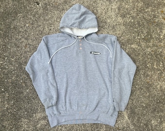 Vintage 90s Starter Grey Hoodie Size L by Starter - Etsy