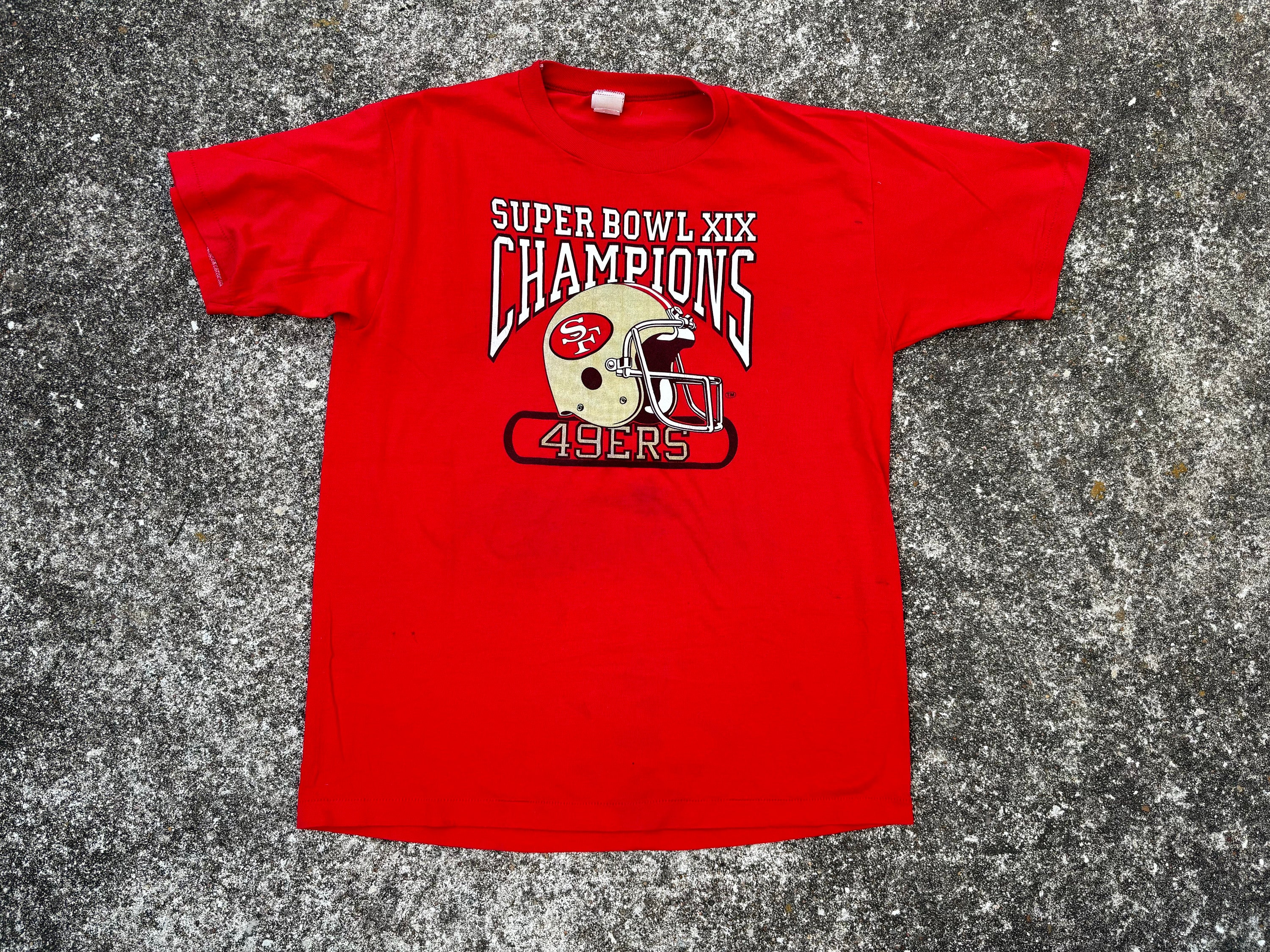 Vintage 80s San Francisco 49ers Super Bowl 19 Championship Shirt