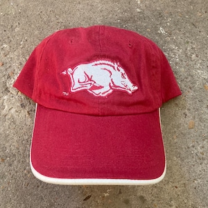 Vintage 90’s University of Arkansas Razorbacks Strapback Hat by Signatures