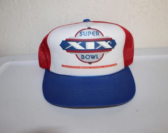 Vintage 1985 Super Bowl 14 Meshback Snapback Hat by Sports Specialties