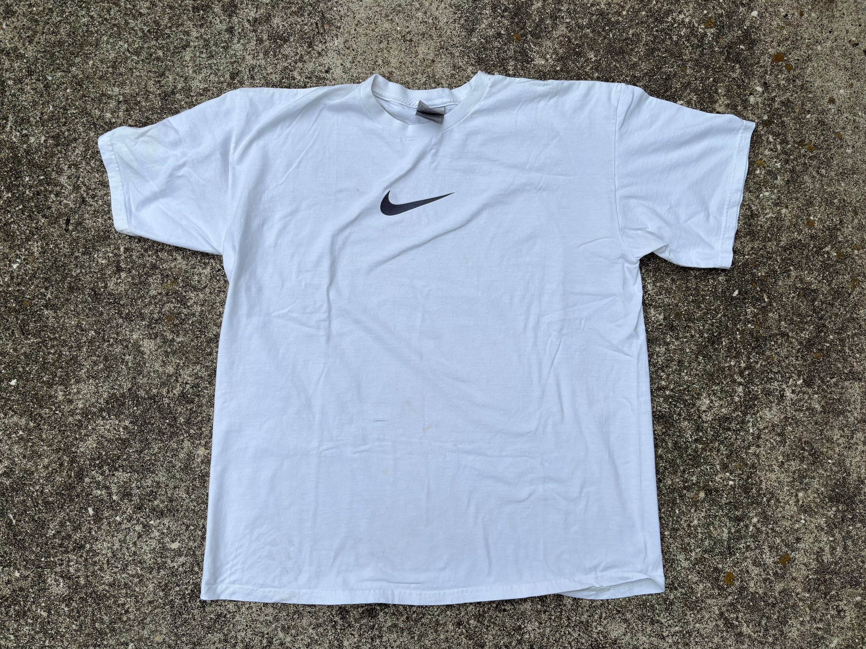 Vintage 90s Nike BIG Swoosh Reversible Jersey T-Shirt BAGGY