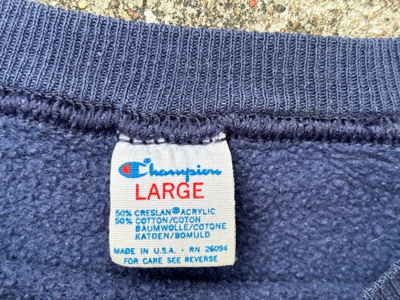Vintage 80s Chicago Bears Sweatshirt Size Large b… - image 3