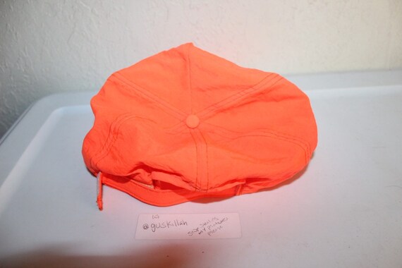 Vintage 90's Sea World Neon Orange Hat by Mohrs - image 6