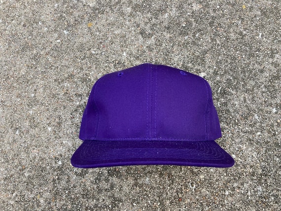 Vintage 90’s Blank Purple Custom Snapback by Youn… - image 1