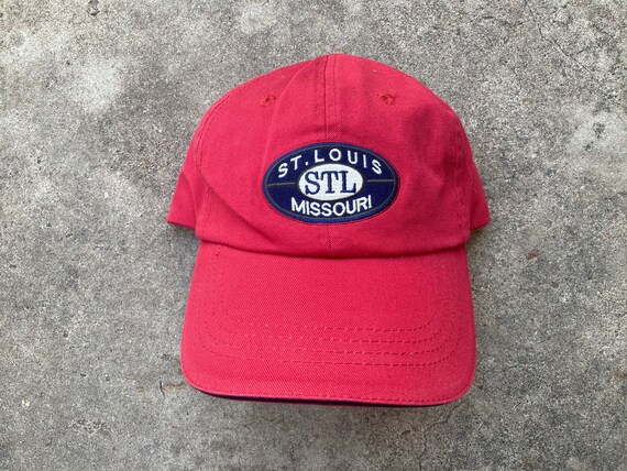 Vintage Y2K St Louis Missouri Strapback Hat by Fa… - image 1
