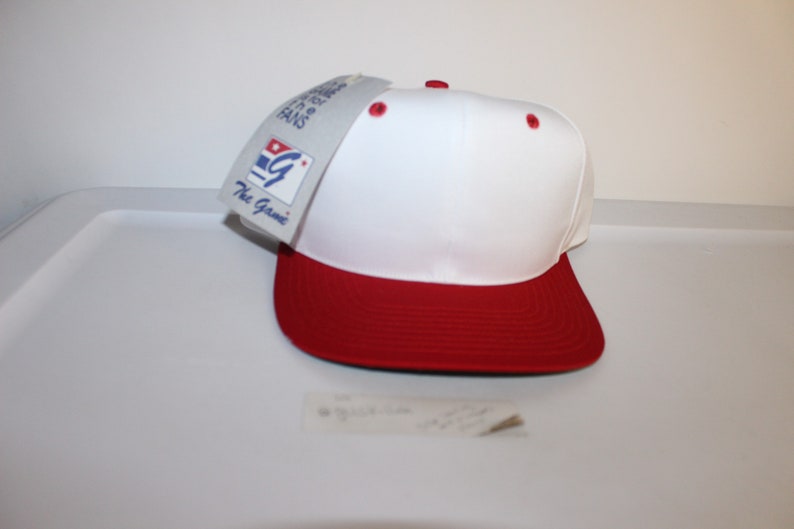 Vintage Blank Snapback Hat 1990s