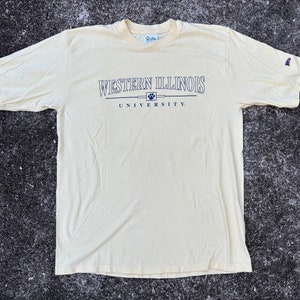 Vintage 90’s Western Illinois University Shirt Size XL by The Cotton Exchange