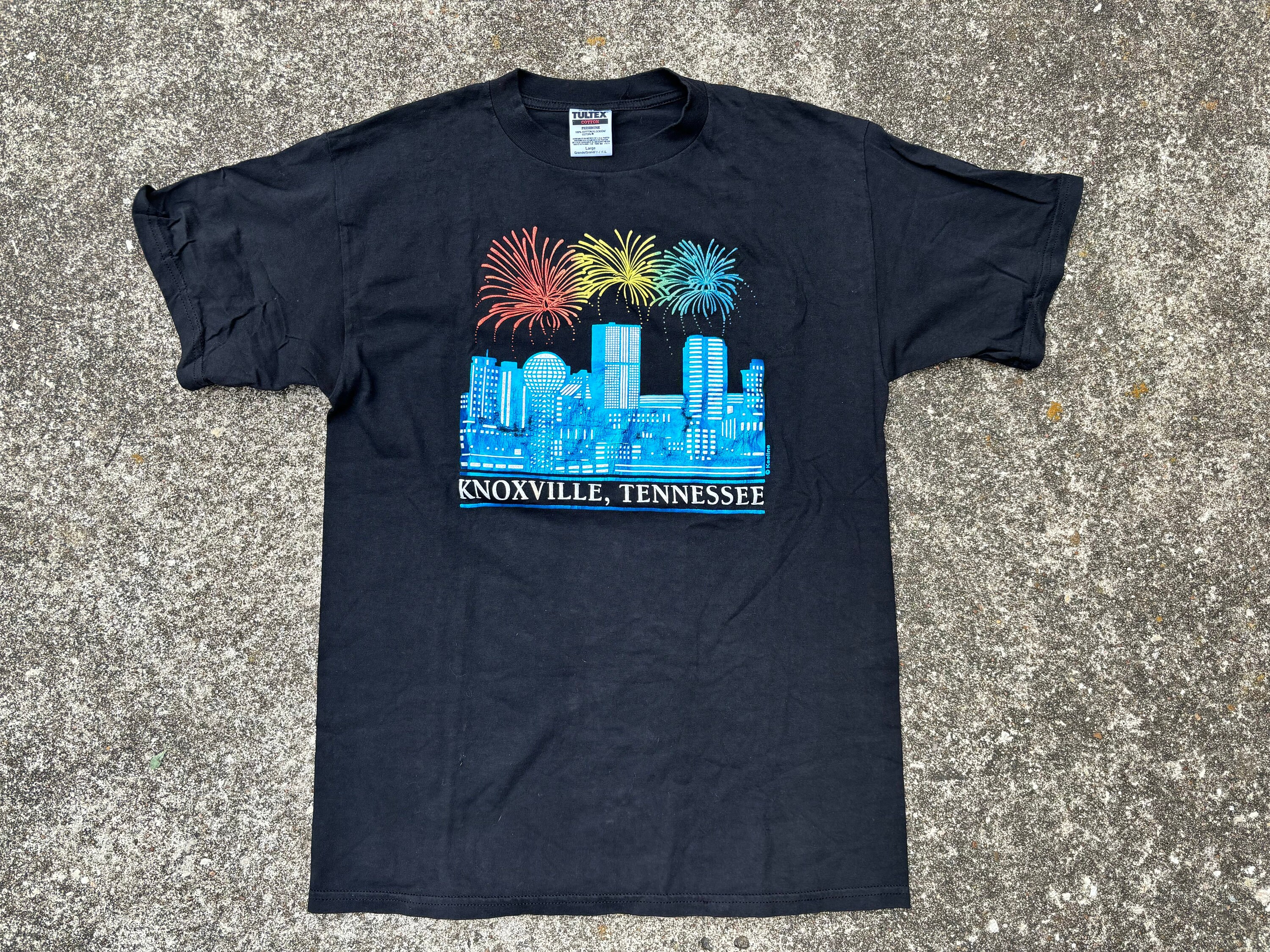 Vintage 90s Knoxville Tennessee Shirt Size Large by Tultex - Etsy