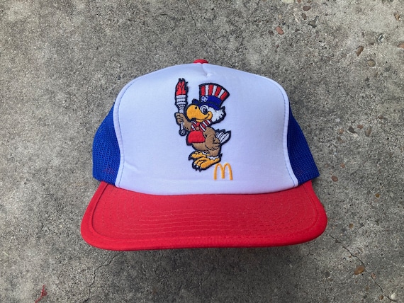 Vintage 1986 Olympics Meshback Hat by McDonald’s - image 1