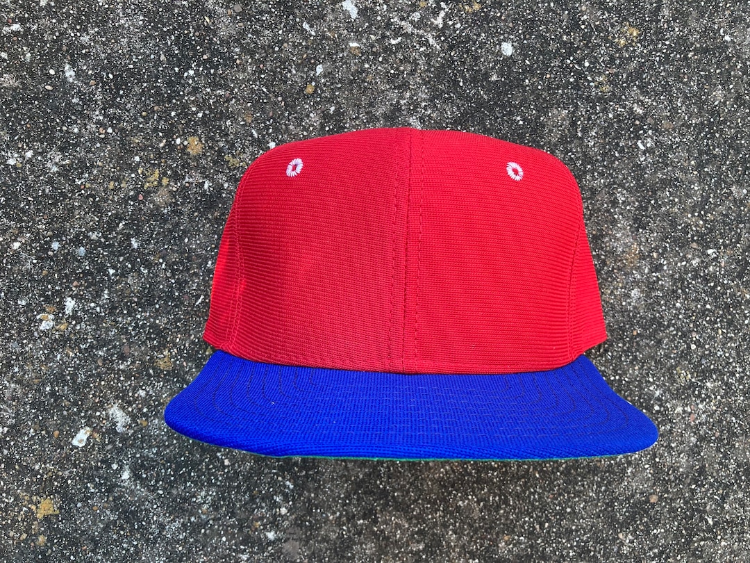 Vintage 80’s Blank Red/blue Custom Snapback Size M-L by New Era - Etsy