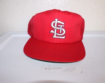 Vintage 90's St Louis Cardinals Meshback Snapback by Universal