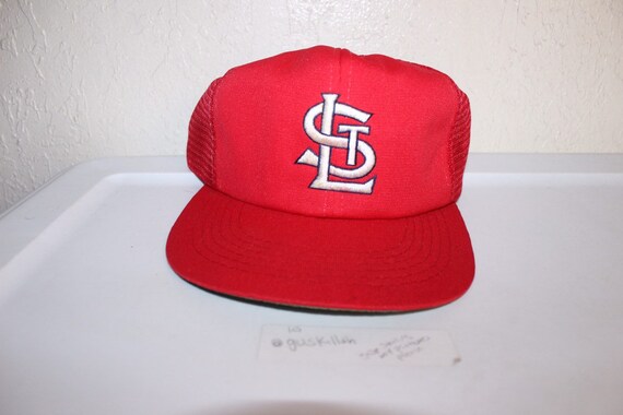 St Louis Cardinals MLB Vintage Logo Athletic Snapback Hat Cap Wool Blend  90s