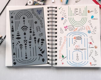 party plan jewelry companies Craft Makers Jewellery Design Bullet Journal Stencil, for creative planning Arts n Craft Stencil