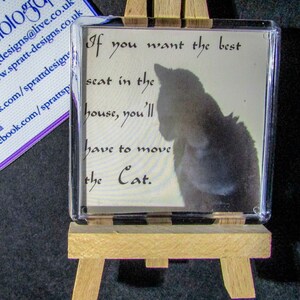 Funny Cat Magnet, If you want the Best Seat In The House You'll Have to Move The Cat, Fridge Magemet, Cat Magnet, Cat Lover Gift, Fun Magnet