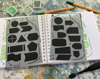 Process Mapping Stencils, money-saving options, Process Maps for Business & Arts Crafts and School stencil
