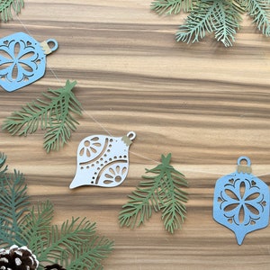 Decorazioni natalizie, decorazioni natalizie in carta, ghirlanda natalizia botanica, accoglienti decorazioni stagionali, ghirlanda per albero di Natale, buone vacanze