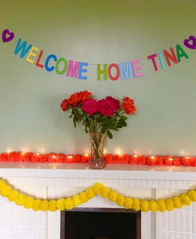 Home Personalised Banner Back Bunting Etsy