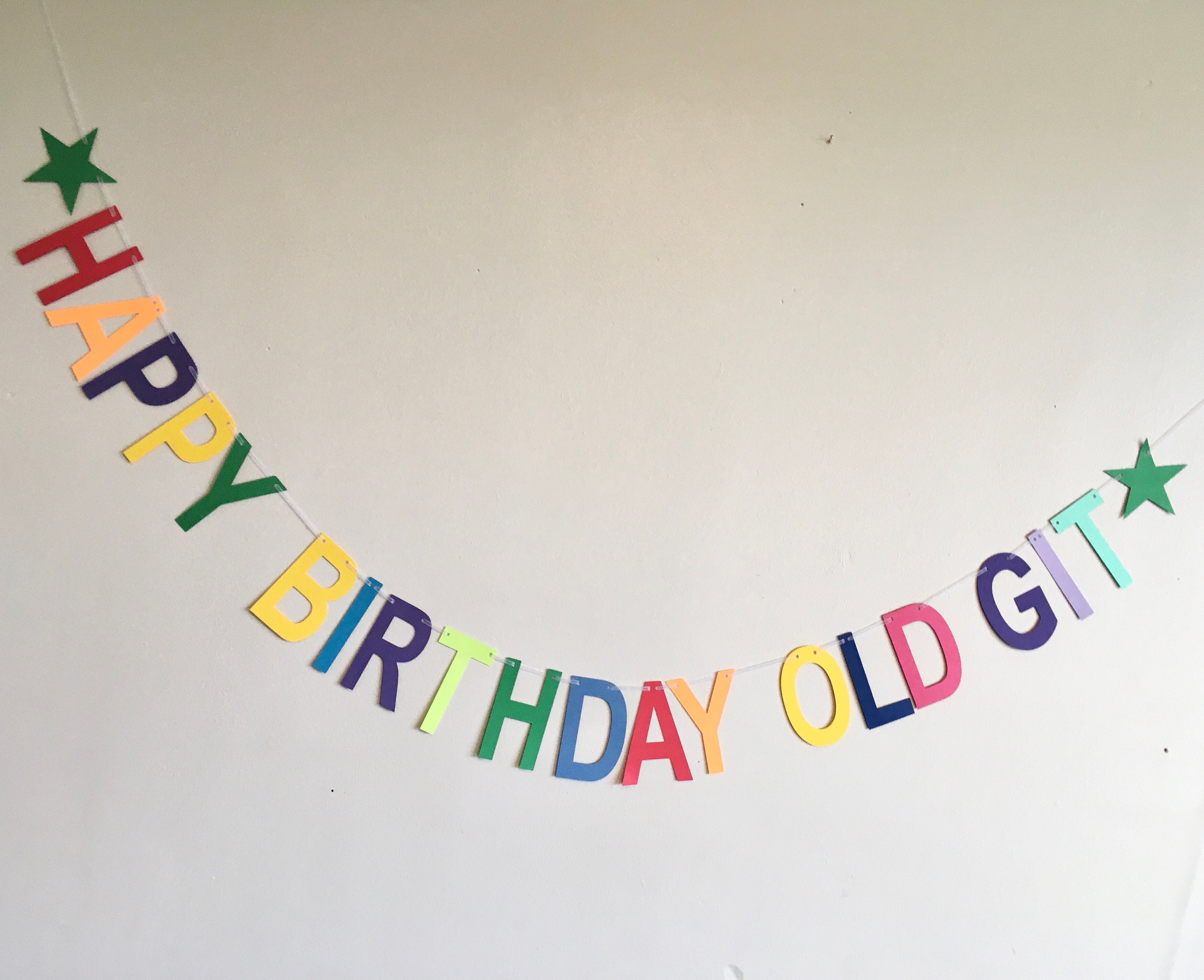 Paper Party Bunting Happy Birthday Banner Funny Birthday - Etsy Ireland Paper Party Bunting Happy Birthday Banner Funny Birthday - Etsy Ireland