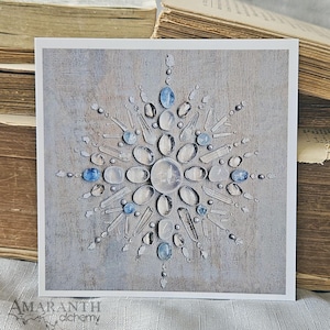 Cartão postal Crystal Grid - Paz Celestial