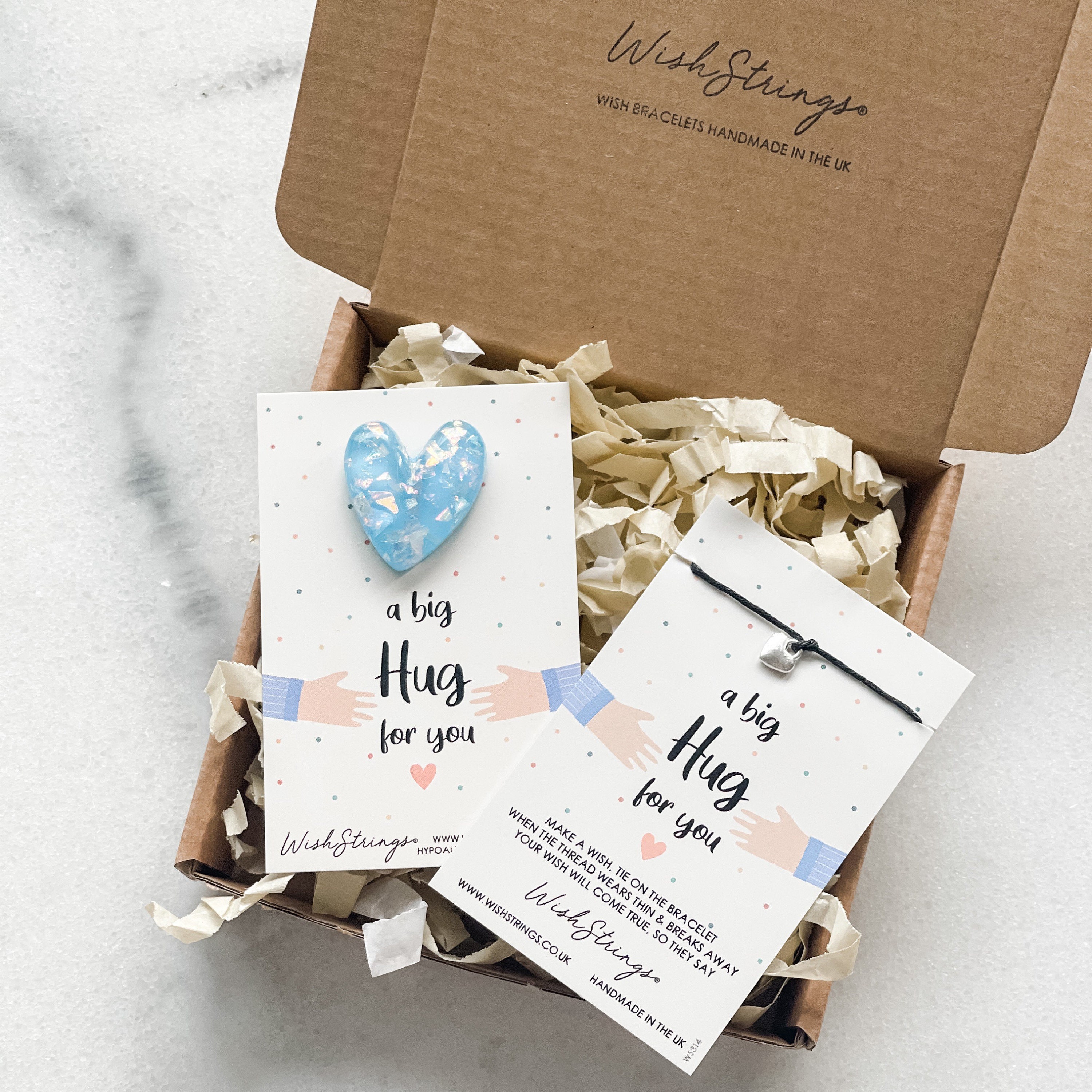 Little Pocket Hug Gift Box Wish Pocket Token & WishStrings Etsy