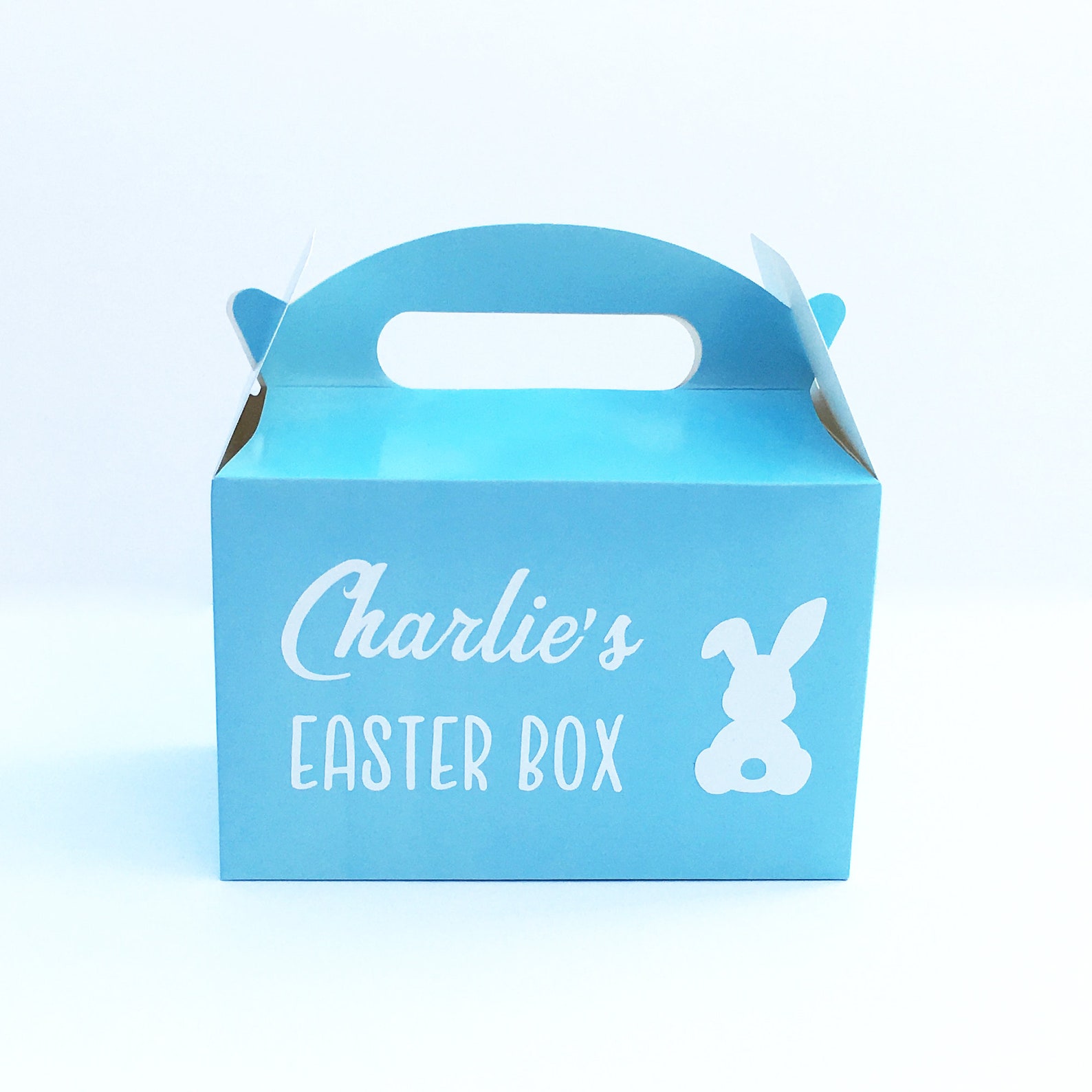 Easter Gift Box / Easter Egg Basket Easter Basket / Happy Etsy