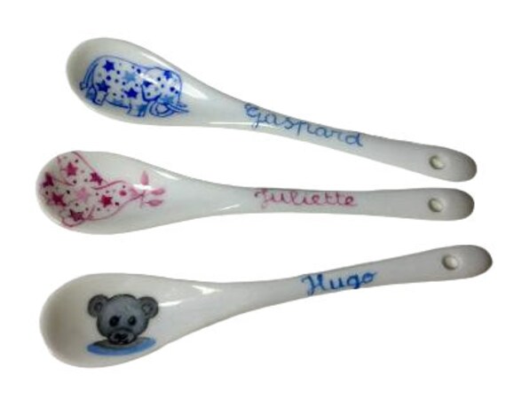 Cuillère en Porcelaine Personnalisée à Assortir Tous Les Ensembles et Assiettes