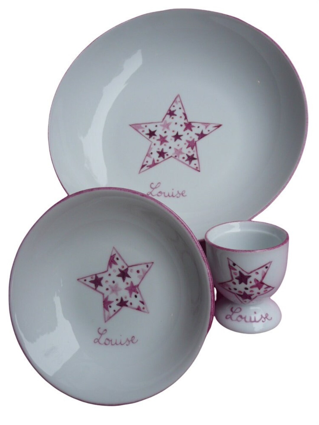 Poupée Bébé En Porcelaine - 50 Cm - Garçon - Années 1980 - Sans Marque