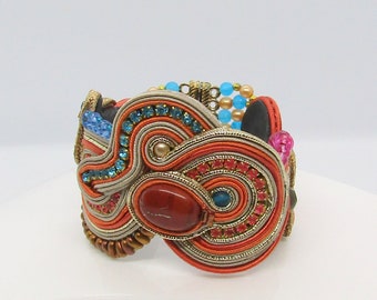 Bracelet Soutache Coloré VENTE