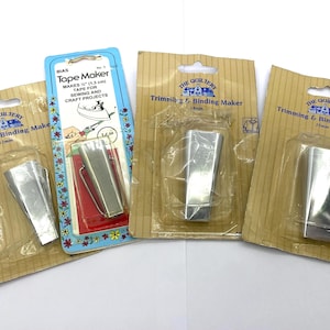 Vintage Bias Tape Maker – Quilting & Sewing Tool (12mm/18mm/25mm)