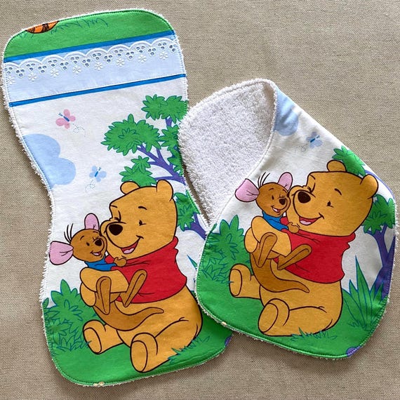 Handmade Disney Baby Burp Cloths, Cotton Terry Absorbent Burp Rags