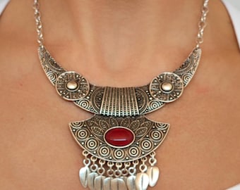 Antieke zilveren Turkse muntketting, ottomaanse sieraden, Turkse choker, verzilverde sieraden voor vrouwen, ottomaanse sieraden, zilver voor vrouwen