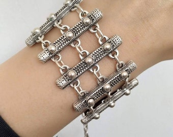 Antique silver bracelet/ Turkish jewelry/ traditional bracelet