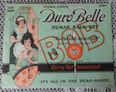 Vintage 1920 39 s DUROBELLE Double Strand Grey REAL HUMAN Hair Net