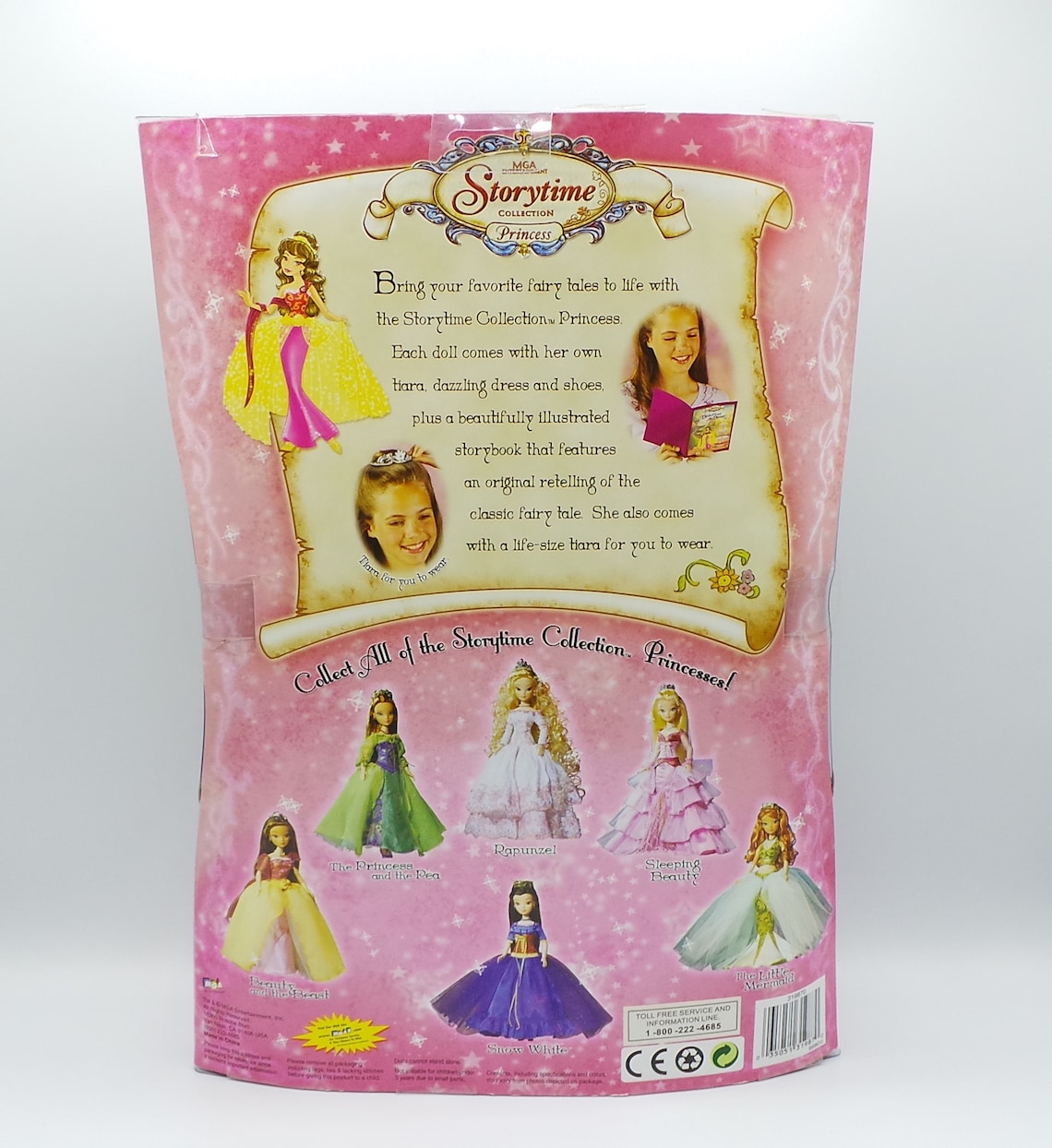 NIB MGA Storytime PRINCESS Collection Beauty & The Beast Doll | Etsy