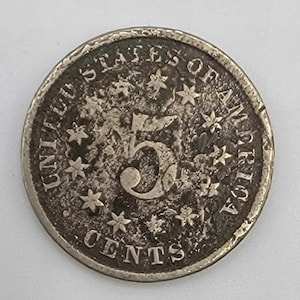 Antique Collectible 1882 US Shield Nickel