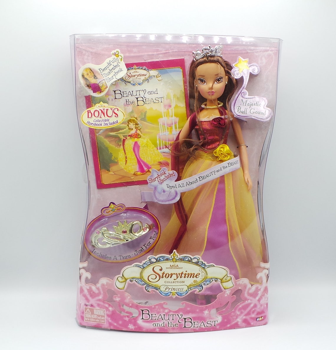 NIB MGA Storytime PRINCESS Collection Beauty & The Beast Doll | Etsy