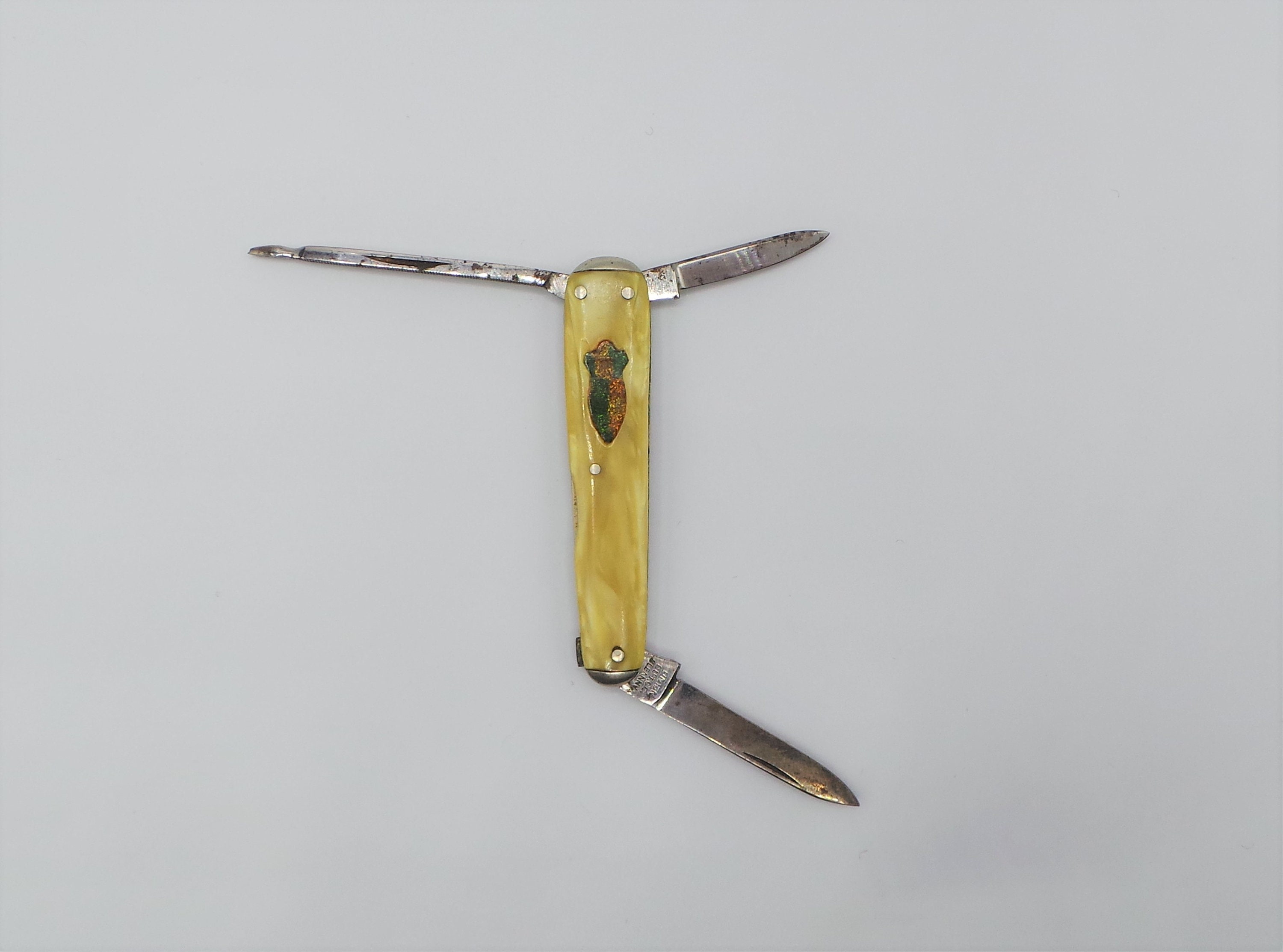 Vintage UNION Cutlery Co Post 1911 Pre KABAR Pocket Knife Etsy.de