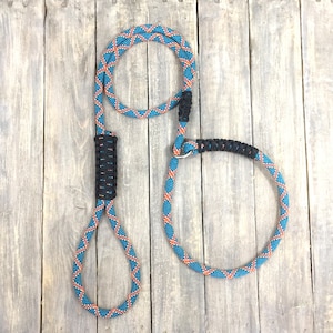 Slip Lead Dog Leah Climbing Rope dog leash Custom Dog Leash