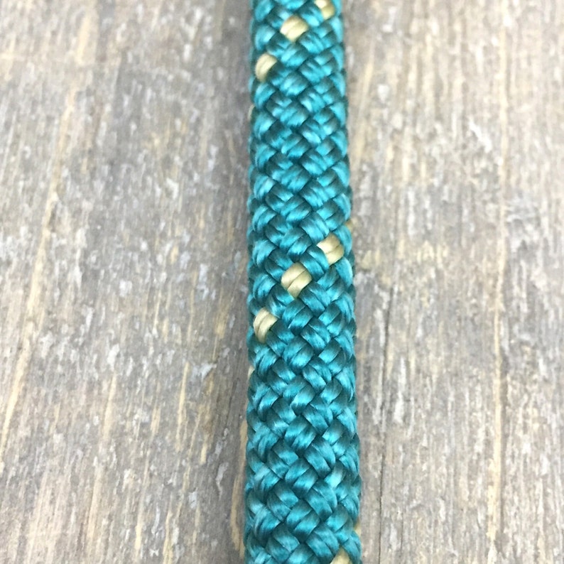 4ft-Teal green climbing rope dog leash