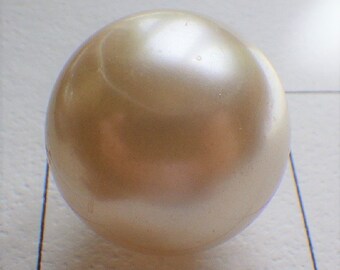 Hollow Blown Ball Button. 1 1/4" diameter  Medium size.  B 673 OneWomanRepurposed