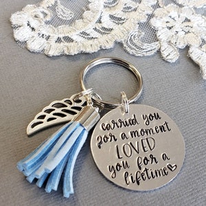 Miscarriage Keepsake, Miscarriage Remembrance, Miscarriage Gift, Miscarriage Keychain, Miscarriage Keyring, pregnancy loss gift, Personalize