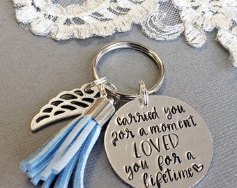 Miscarriage Keepsake, Miscarriage Remembrance, Miscarriage Gift, Miscarriage Keychain, Miscarriage Keyring, pregnancy loss gift, Personalize