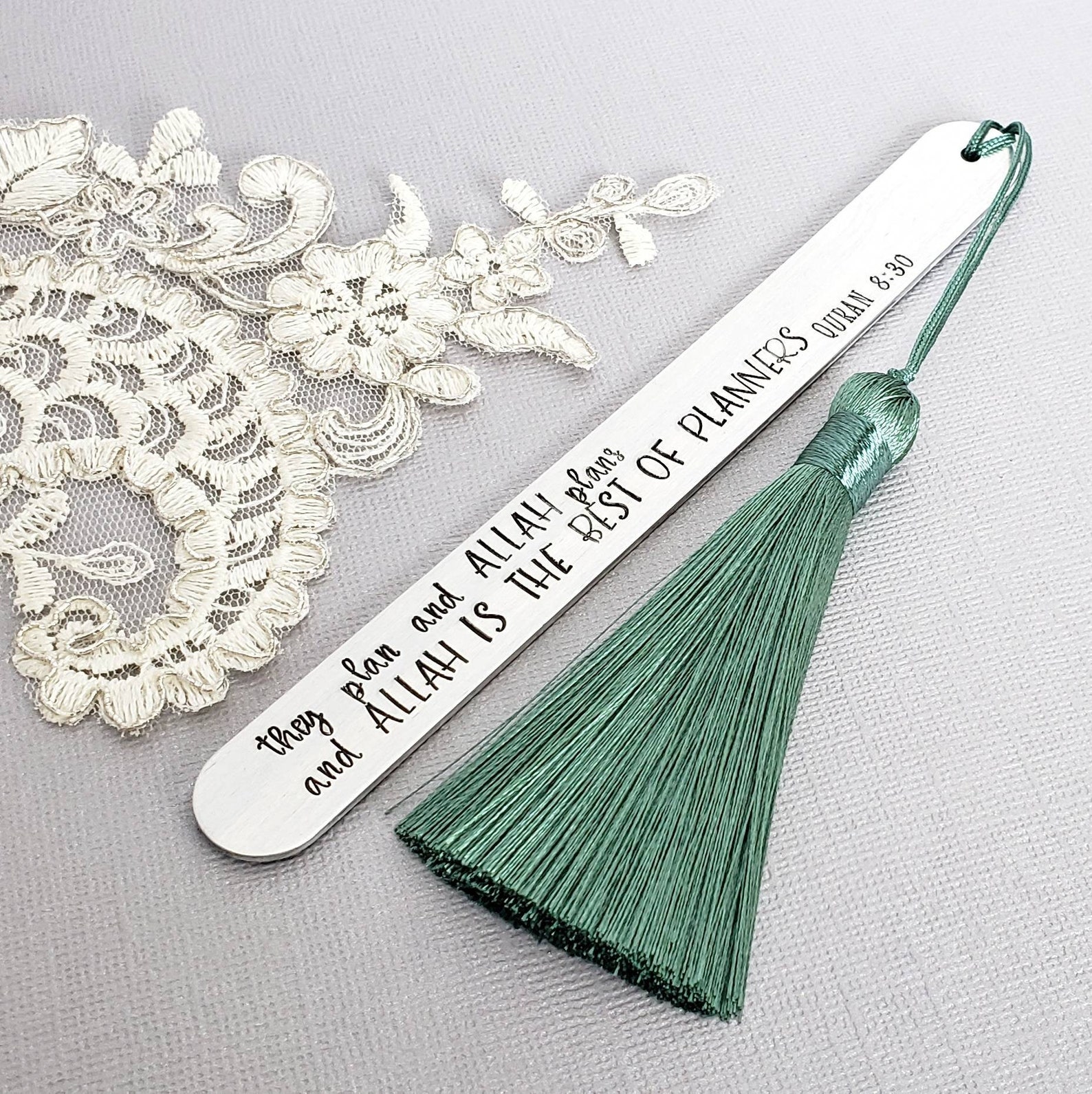 Islamic Bookmark, Allah is the Best of Planner, Muslim Gift ...