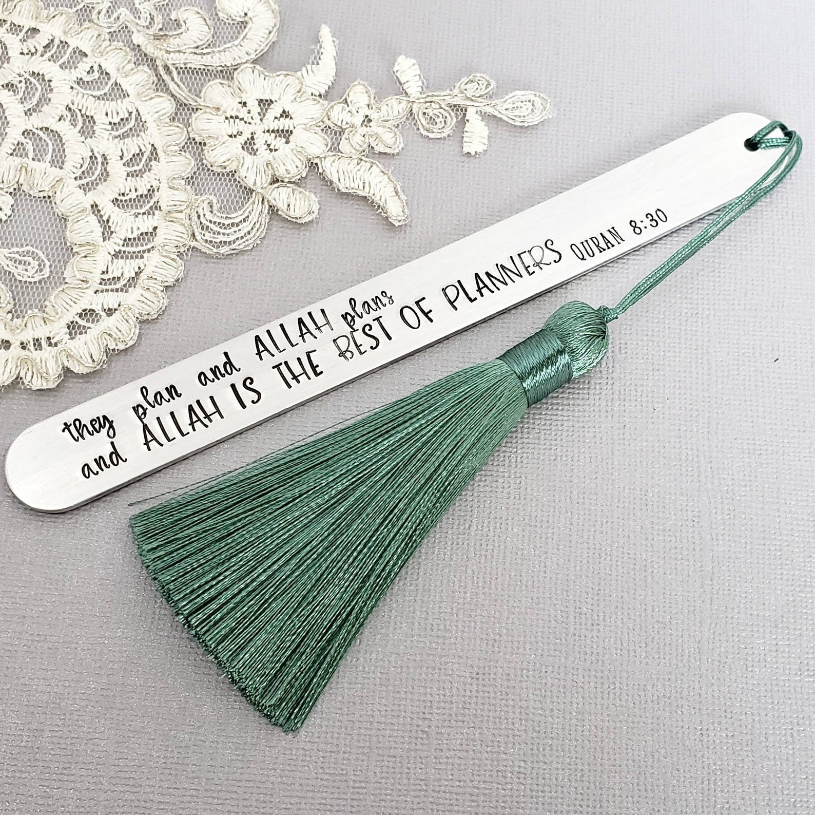 Islamic Bookmark, Allah is the Best of Planner, Muslim Gift ...